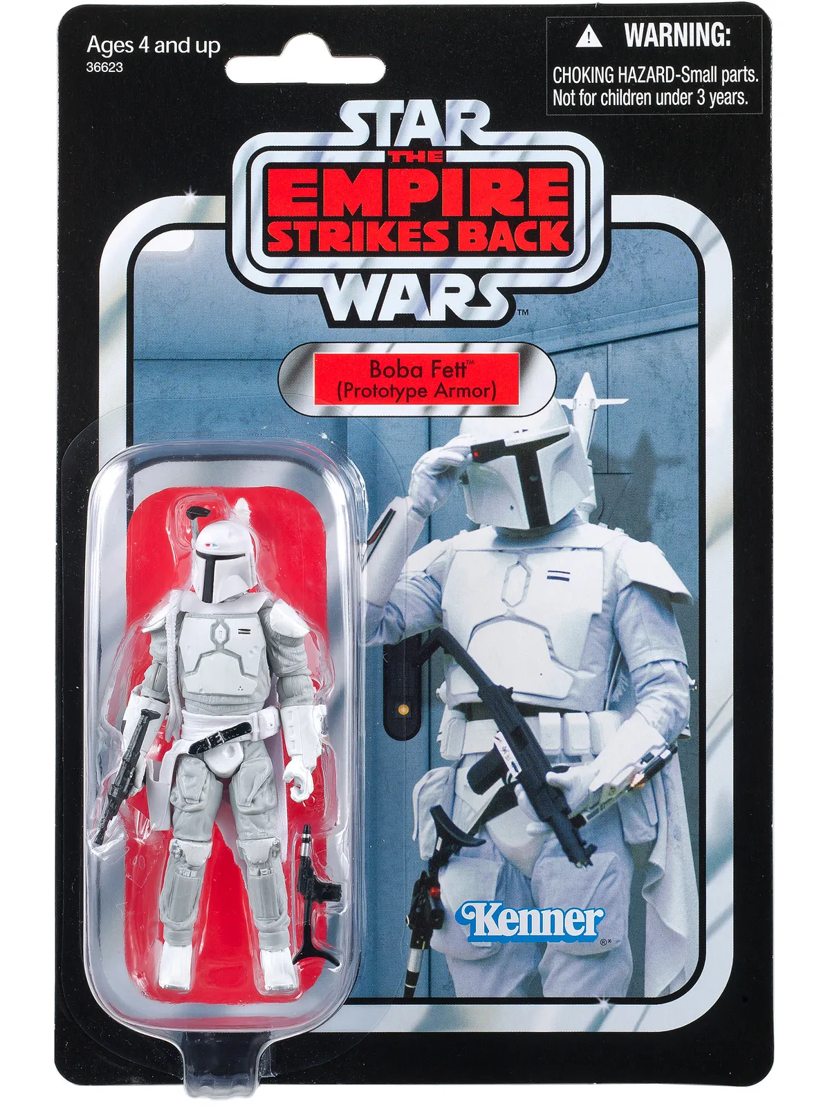 Boba Fett in prototype-pantser, een mail-away-uitgave