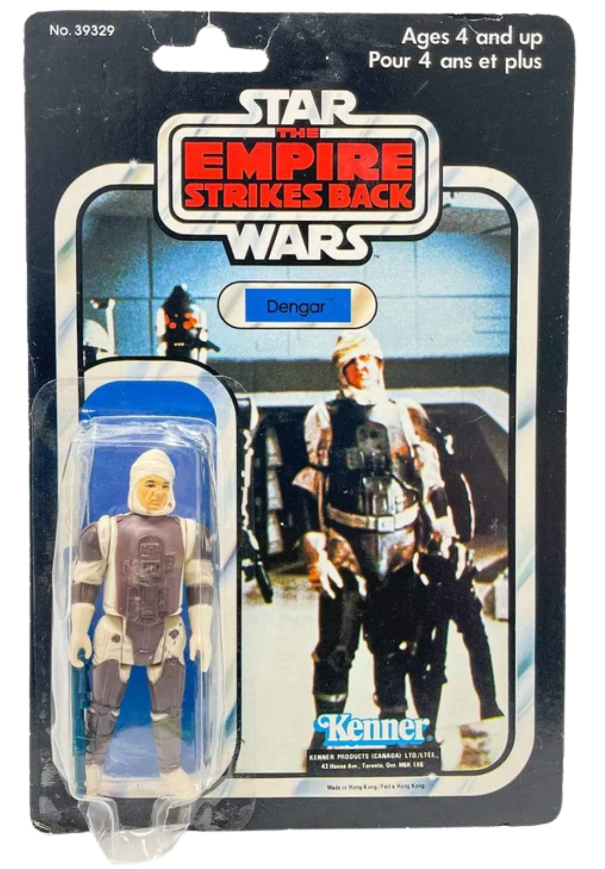 Kenner-kaart van Dengar op Return of the Jedi-kaart uit 1983
