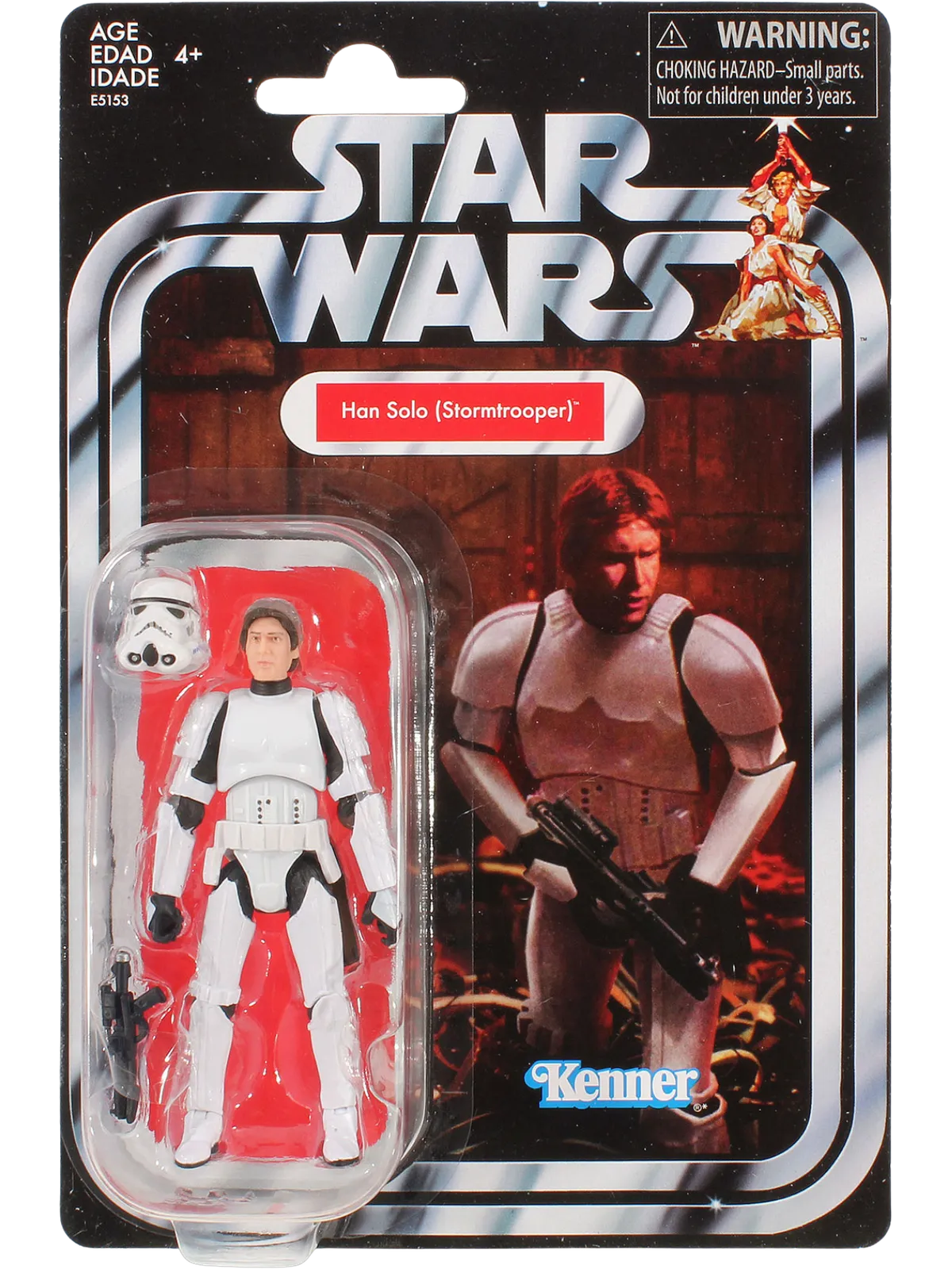 Han Solo in stormtrooper-vermomming, een retailer-exclusive