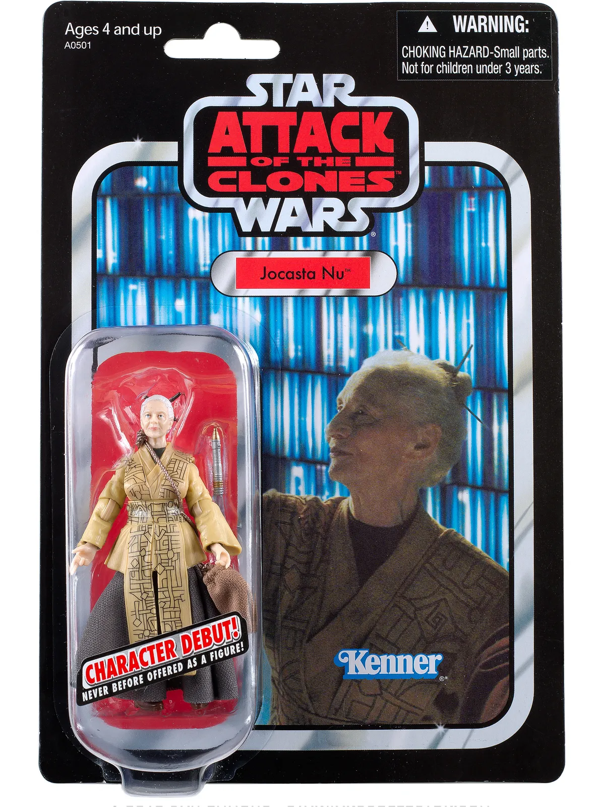Jocasta Nu op Attack of the Clones-kaart met Character Debut-sticker, zonder VC-nummer