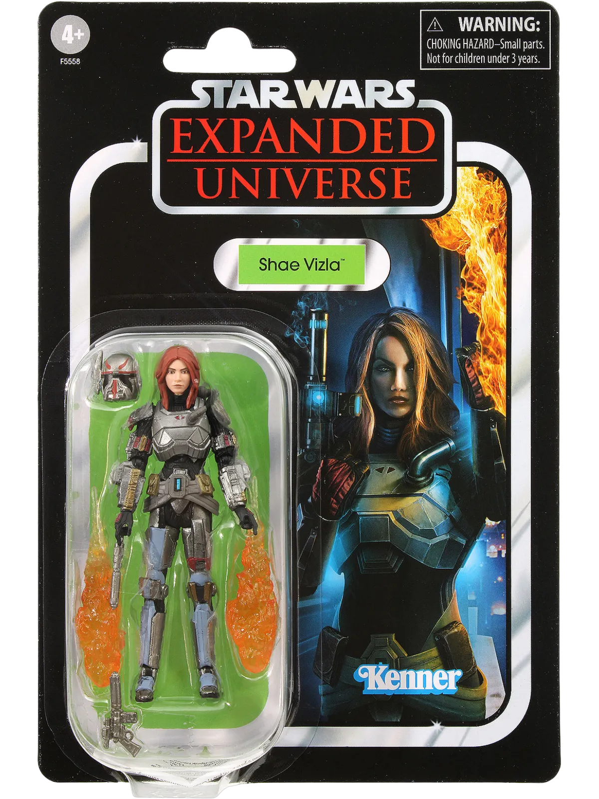 Heruitgave van Shae Vizla met nummer, reissue-teken, Gaming Greats-banner en Old Republic-afkomst