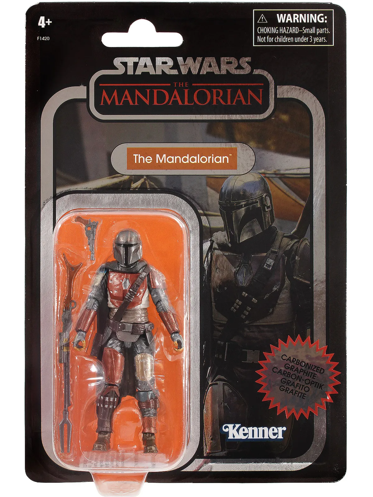 The Mandalorian Carbonized op metallic kaart met Carbonized Collection-embleem