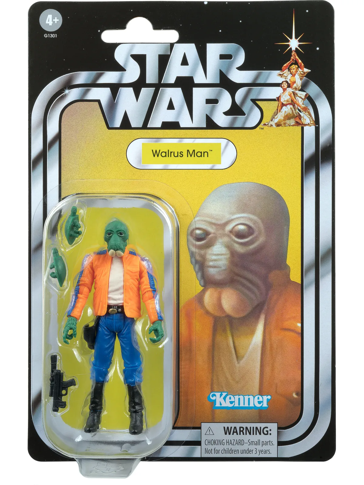 Moderne kaart VC377 Walrus Man uit 2025 met dezelfde Kenner-naam en het Kenner-logo