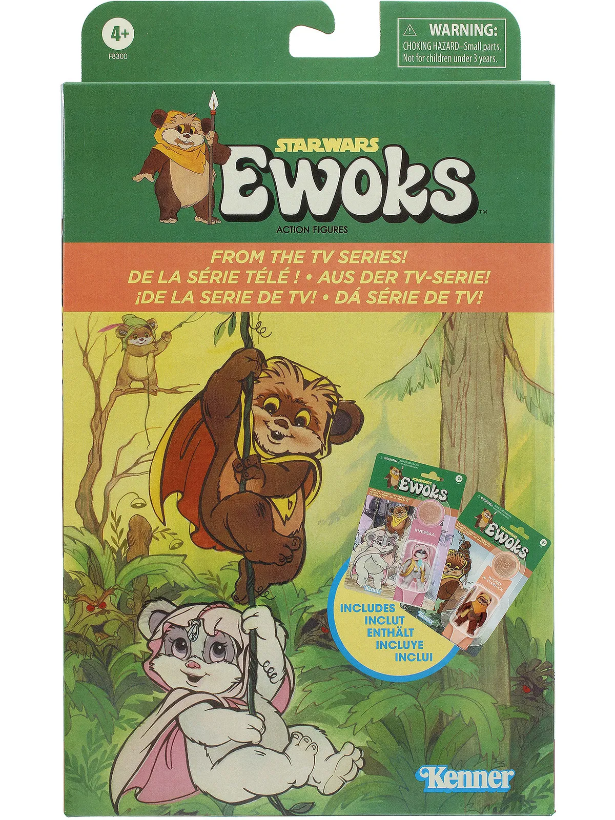 Wicket en Kneesaa op een Ewoks-kaart, een subset zonder VC-nummer