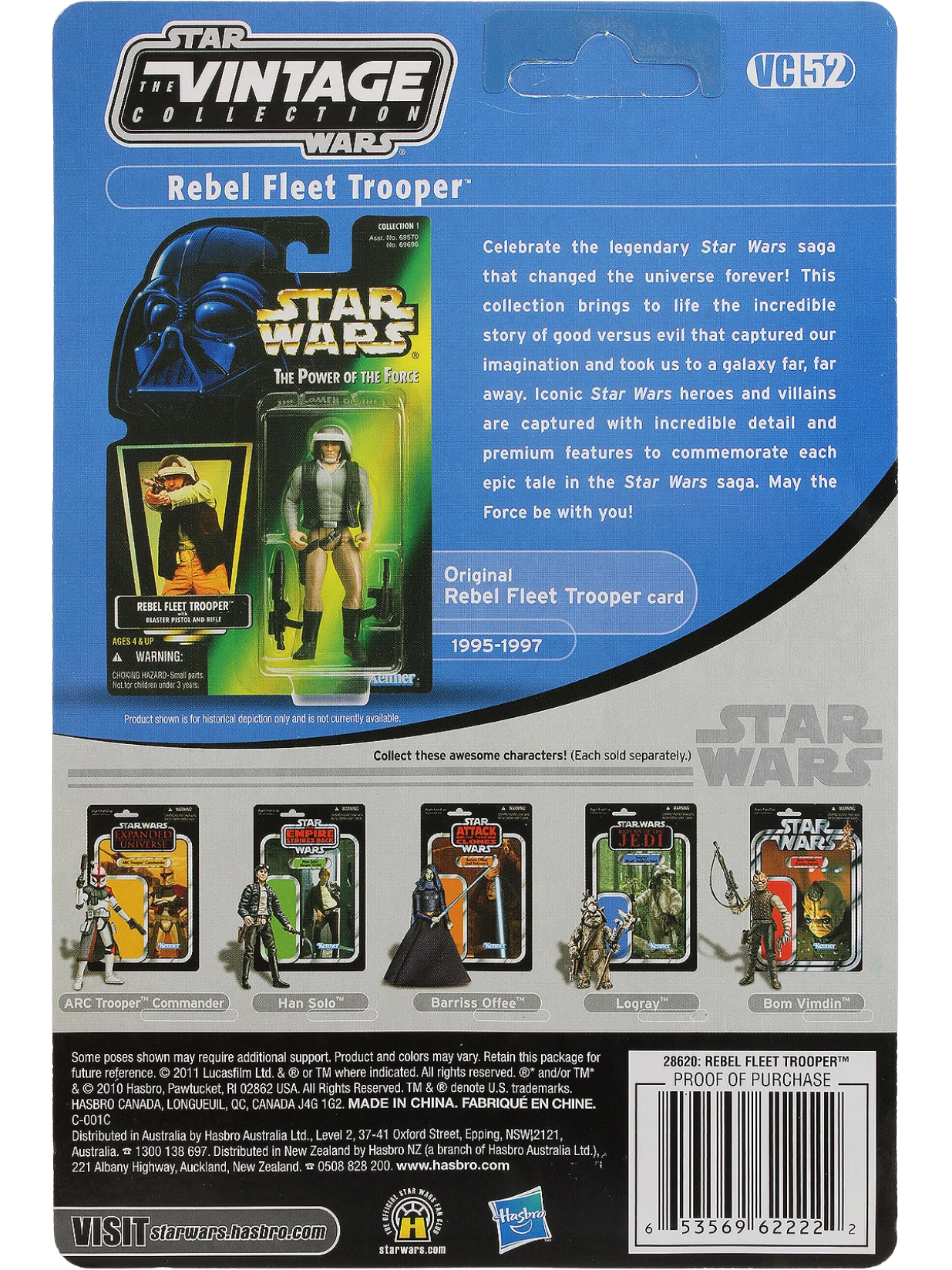 Achterkant van Rebel Fleet Trooper (VC52)