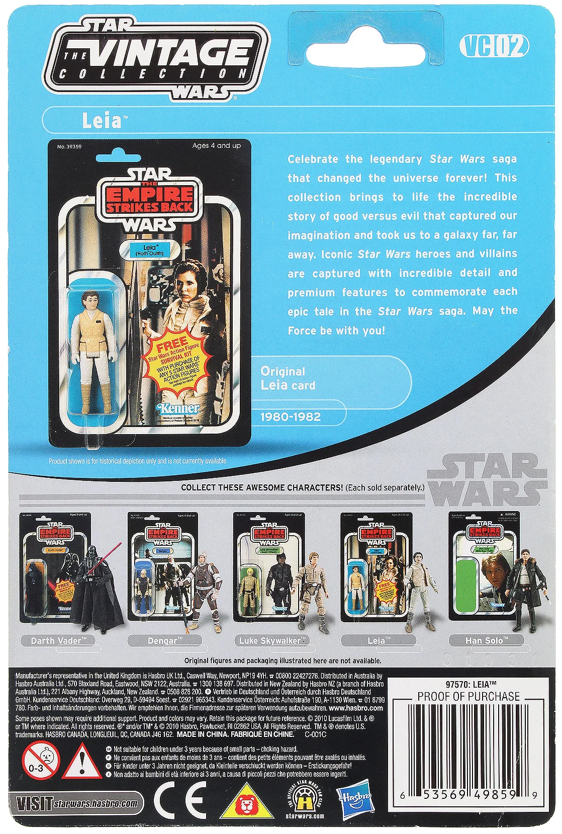 Achterkant van Leia (Hoth Outfit) (VC02)
