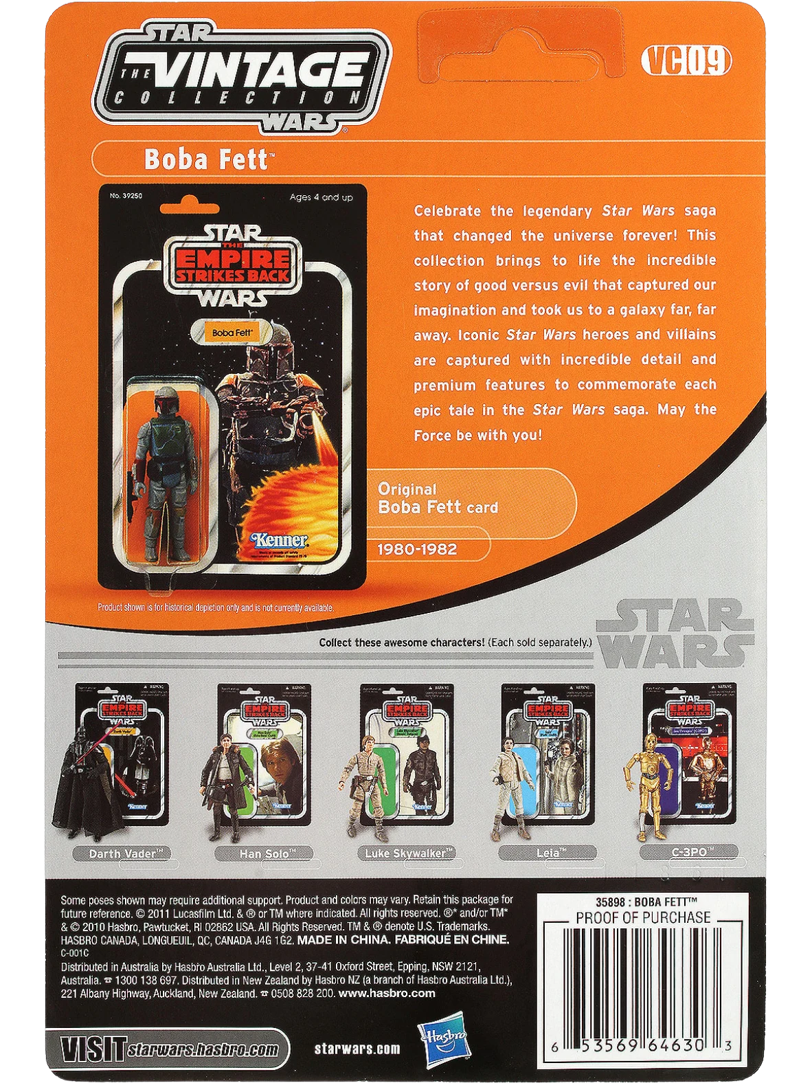 Achterkant van Boba Fett - ROTJ (VC09)
