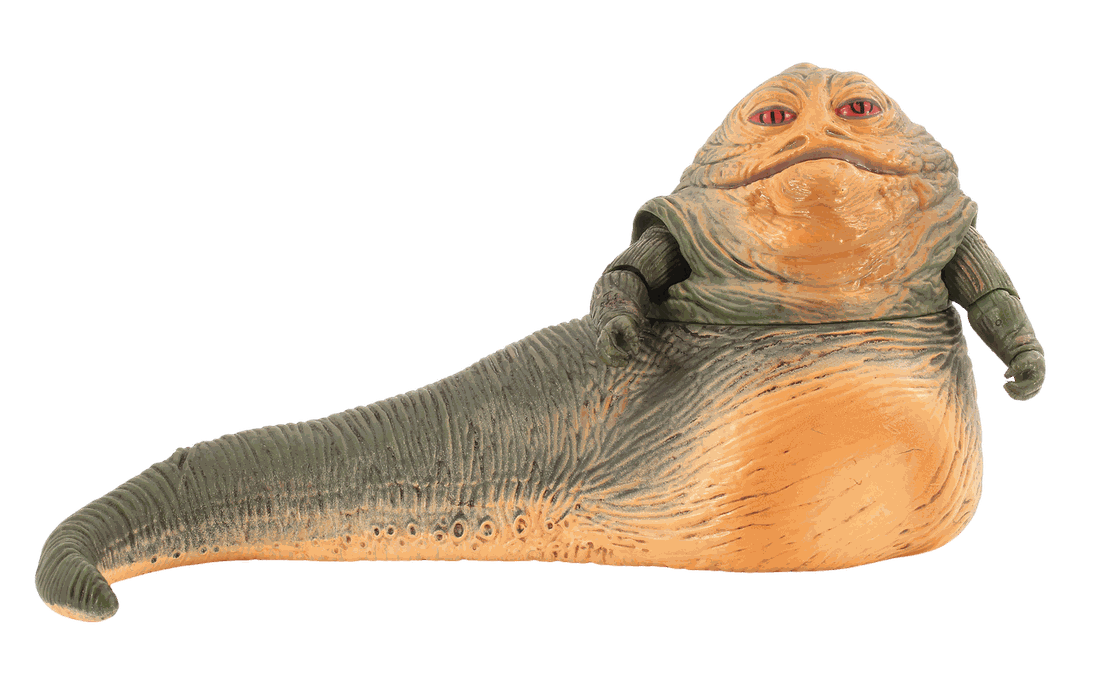 Meegeleverde Jabba the Hutt figuur