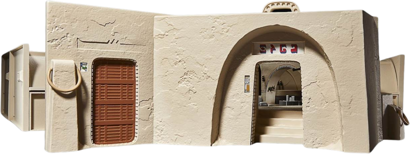 Hoofdingang van de Mos Eisley Cantina speelset
