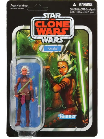 VC102 Ahsoka uit 2012, The Clone Wars, op de Vintage Collection-kaart