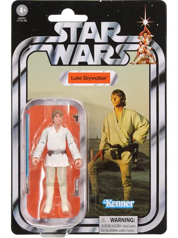 VC344 Luke Skywalker op de klassieke Vintage Collection-kaart