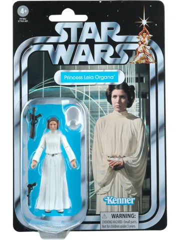 VC316 Princess Leia Organa op de klassieke Vintage Collection-kaart