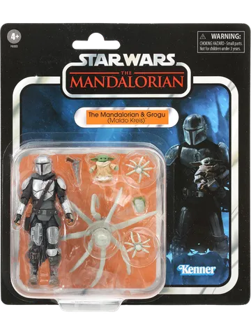 The Mandalorian & Grogu (Maldo Kreis), Deluxe, met companion en ijsspinnen in een brede bubbel