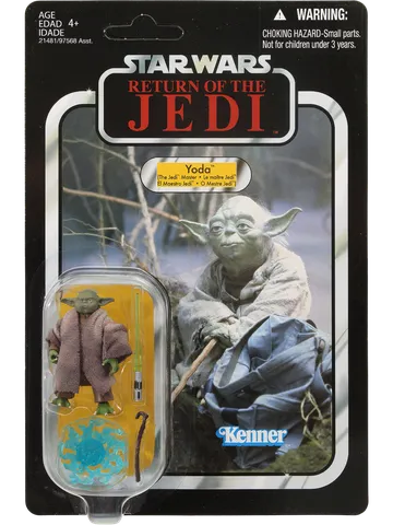 Canadese VC20 Yoda op een Return of the Jedi-kaart met klassieke Yoda-foto